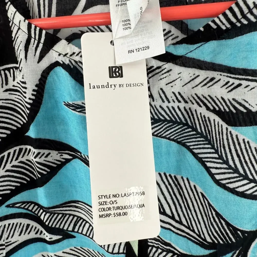 Laundry by Design Shelli Segal Kaftan One Size Swim Cover Up NWT Beach Resort